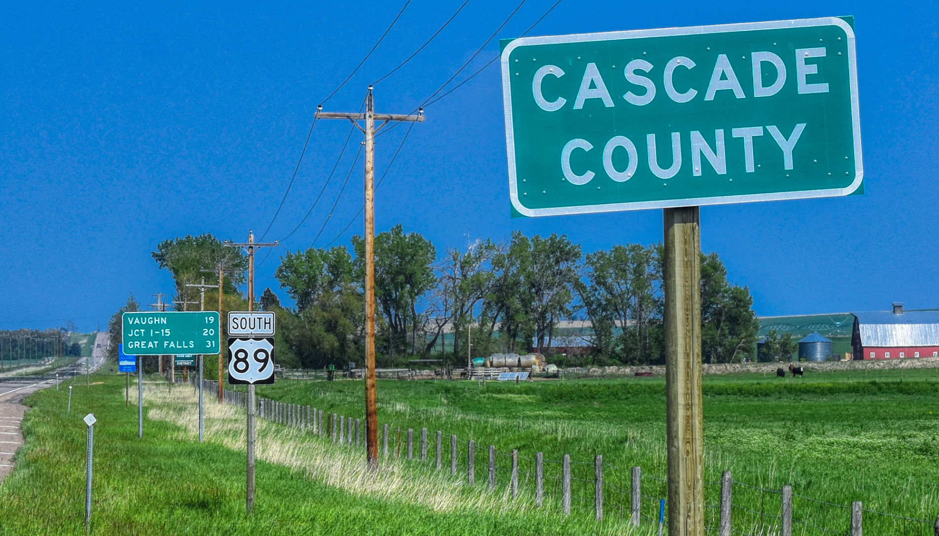 Cascade County Sign